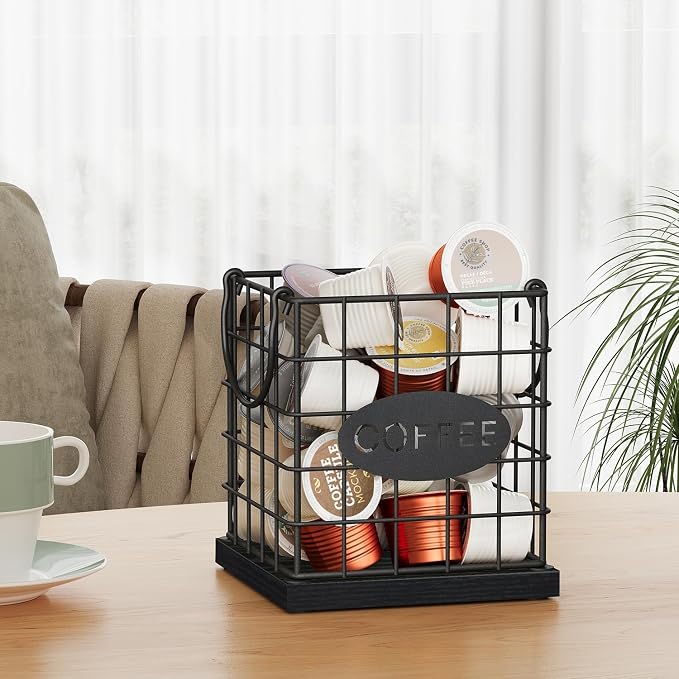 YINMIT K Cup Holder Organizer, Sturdy Coffee Pod Holder Organizer, 35 Kcup - Image 2