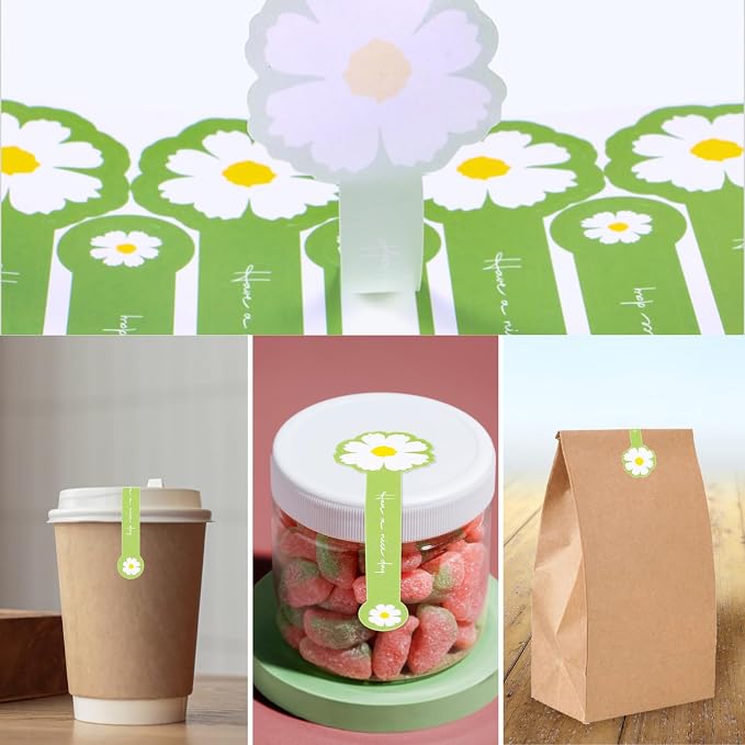 300pcs Handmade Lollipop Baking Stickers - Image 7