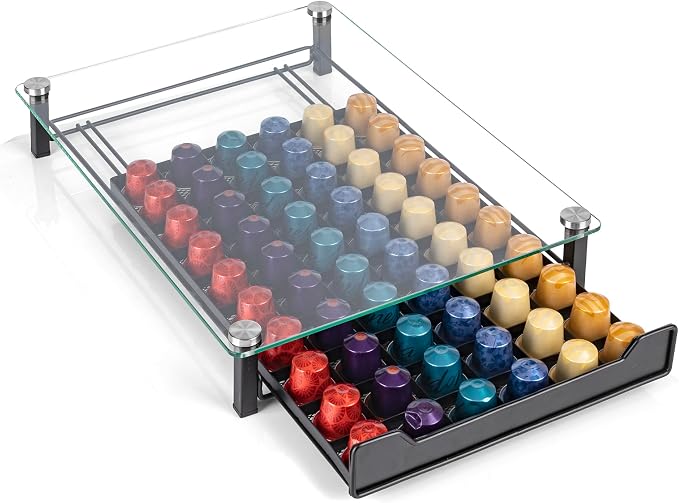 RECAPS Coffee Pod Holder Storage Small Pod Drawer Pods Holder Compatible - Image 6