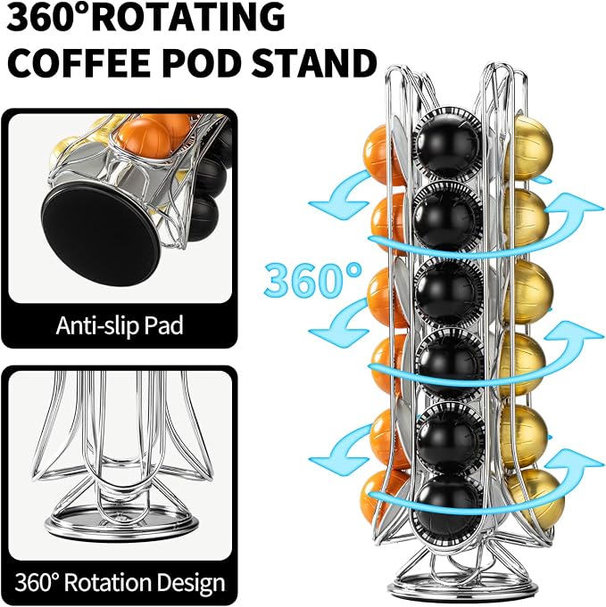 Vertuo Pod Holder，Coffee Pods Holder Stand - Image 3