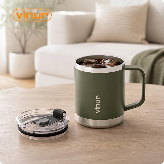 VINUR Stainless Steel Pour Over Coffee Maker, 12 oz Insulated Coffee Maker - Image 9
