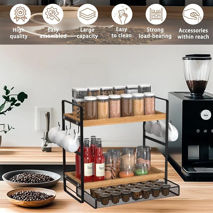 LEMIKKLE Coffee Station Organizer - Image 4