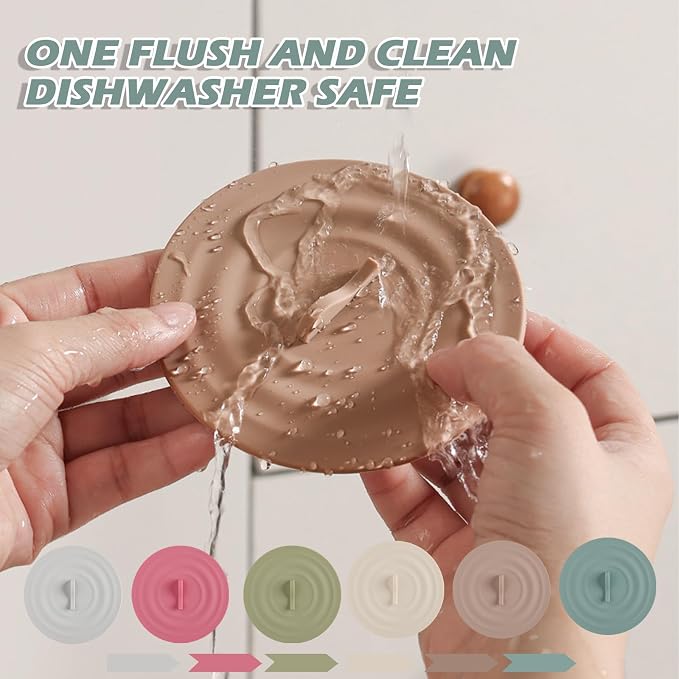 Silicone Cup Lids Silicone Cup Covers 6 Color Food Grade Anti-dust Airtight - Image 2
