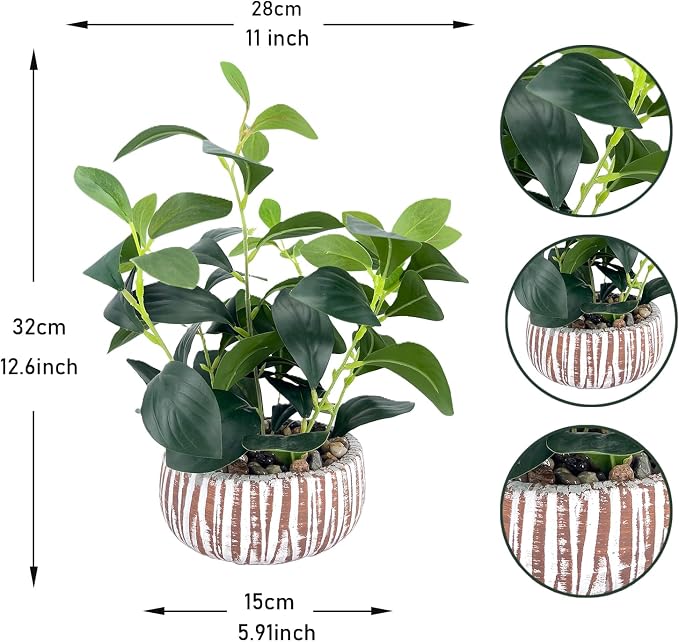 Artificial Potted Plants Life-Like Fake Plant - Image 2