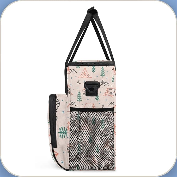 Camping Coffee Maker Travel Bag, Camping Large Carrying Storage Case Insulated - Image 4