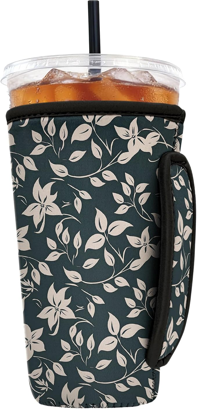 Reusable Insulated Neoprene Iced Coffee Sleeve by Cavllson