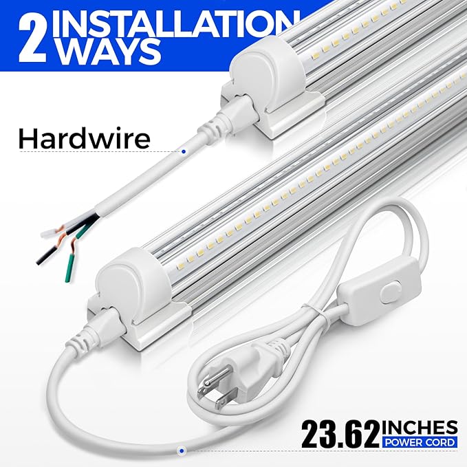 Barrina 5000K 1.5FT LED Shop Light, T8 Under Cabinet Lighting, Tube Light - Image 3