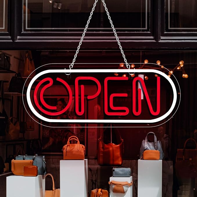 Neon Open Signs for Business, 16.34"X 6.22" Led Open Signs Adjustable - Image 6