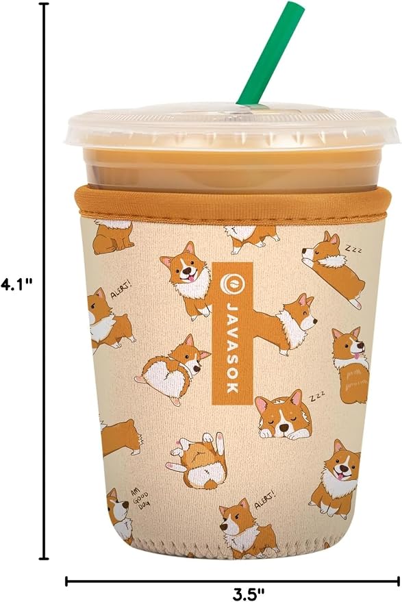 Sok It JavaSok Iced Coffee & Cold Soda Insulated Neoprene Cup Sleeve - Image 7