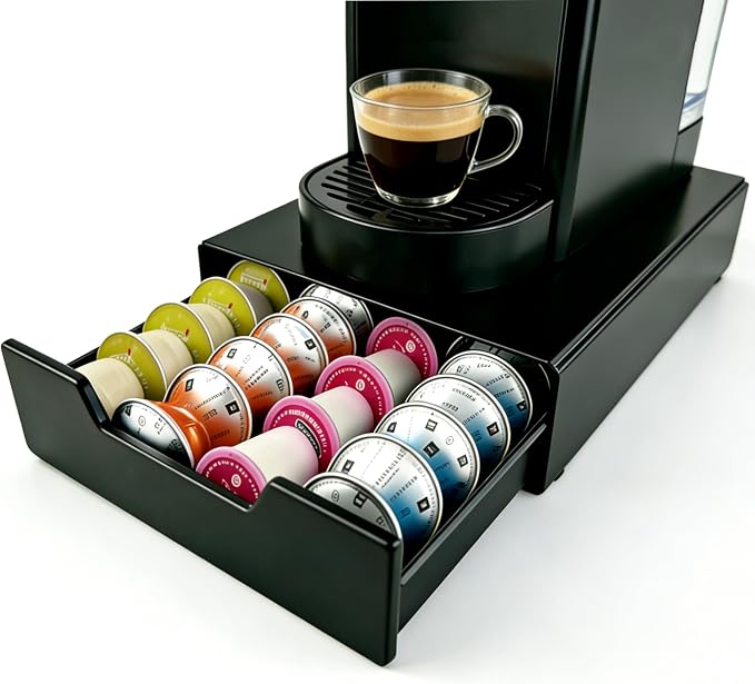 Coffee Pod Storage Drawer Compatible by Meelio