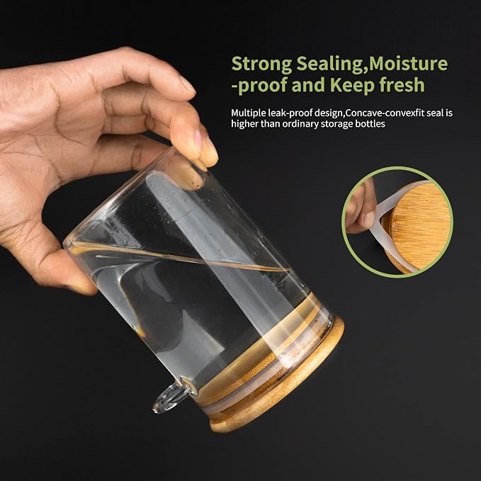 Airtight Food Storage Containers, Glass Canister - Image 4