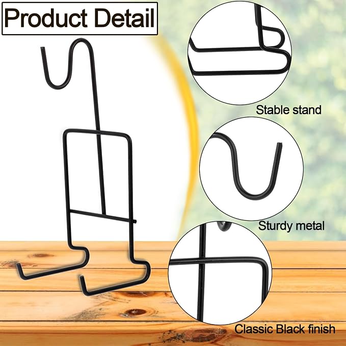 8 Pack Tea Cup and Saucer Display Stand Holder Metal Stand - Image 3