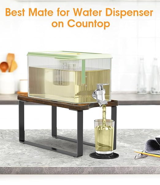 Water Filter Dispenser Stand Wood - Image 4