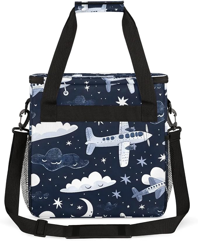 Aircraft Flying Airplane Coffee Maker Carring Bag, Large Insulated Storage - Image 5