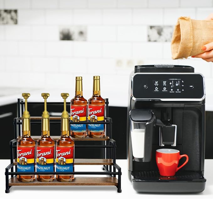 Klxuyuo 4-Tier Coffee Syrup Rack - Image 7