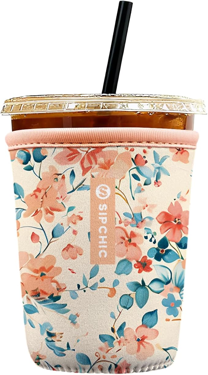Iced Coffee Sleeve – Neoprene Reusable Cup Sleeves by Unknown