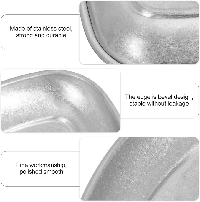 Fruit Tray Coffee Beans Cupping Sample Tray Triangle Shaped Reusable Stainless - Image 5
