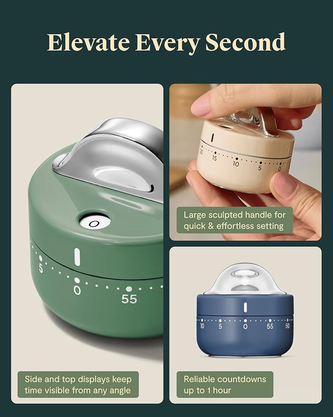 Caraway Mechanical Kitchen Timer - Image 4