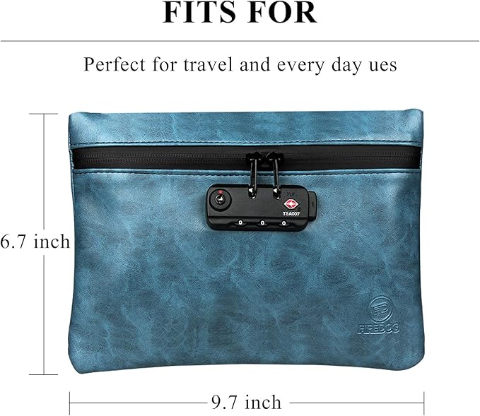 FIREDOG Smell Proof Bag with Lock, 6x9 Odor Proof Pouch Case Container - Image 6