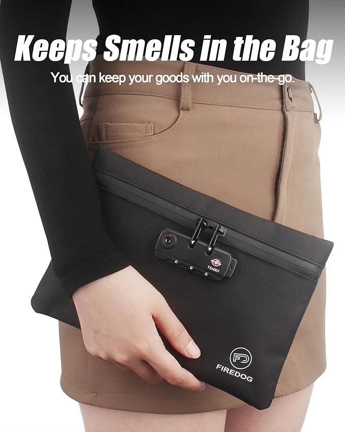 FIREDOG Smell Proof Bags, Smell Proof Pouch - Image 4