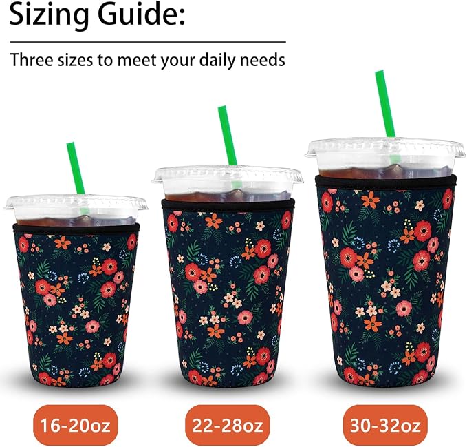 Reusable Iced Coffee Insulator Sleeve - Image 2