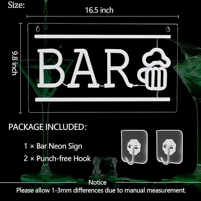Bar Neon Sign Beer LED Neon Light - Image 3