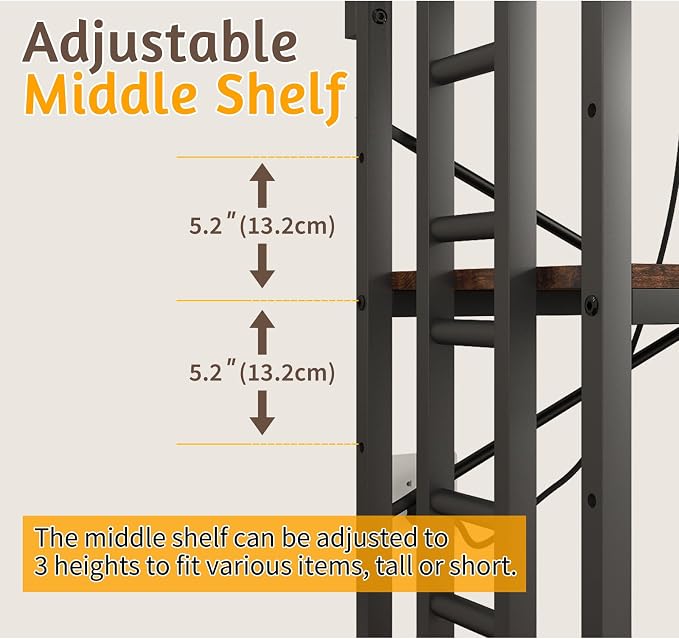 METYERRY Adjustable Bakers Rack - Image 7