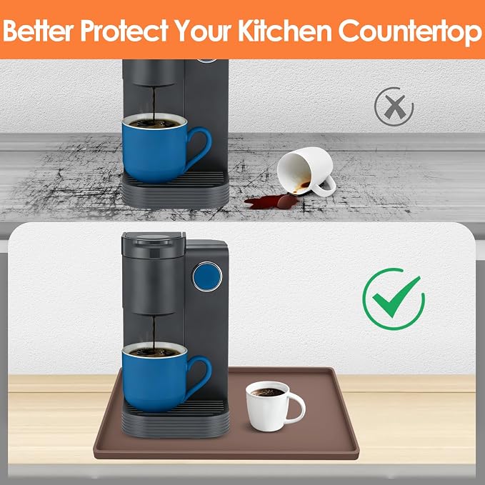TOHONFOO Silicone Coffee Maker Mat - Image 3