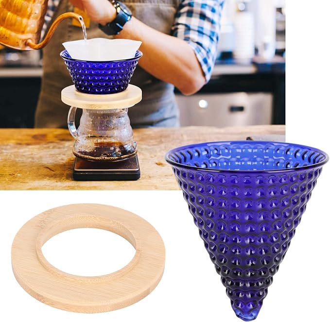 Pour Over Coffee Dripper Coffee Funnel, Coffee Filter Cone Cone Glass Pour Over - Image 6