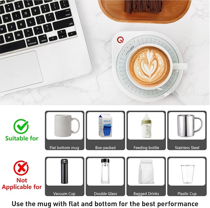 Coffee Mug Warmer, Electric Beverage Warmers, Cup Warmer - Image 4