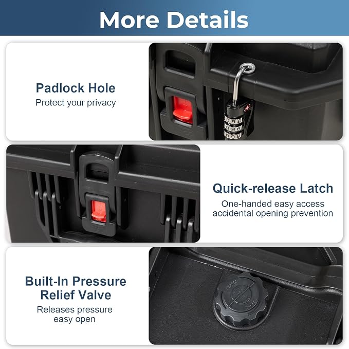 Weatherproof Hard Case, Stackable Trolley Case - Image 8