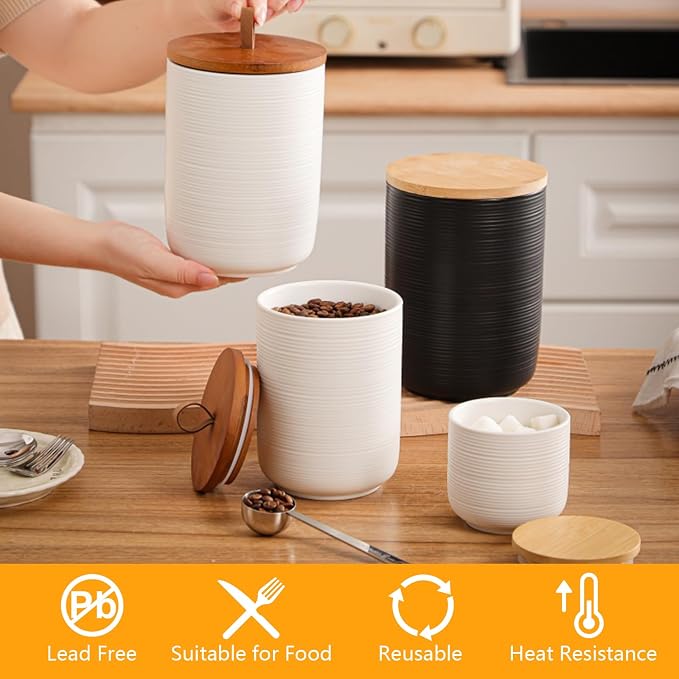 Food Storage Jar Strong Ceramic Storage Canisters - Image 6