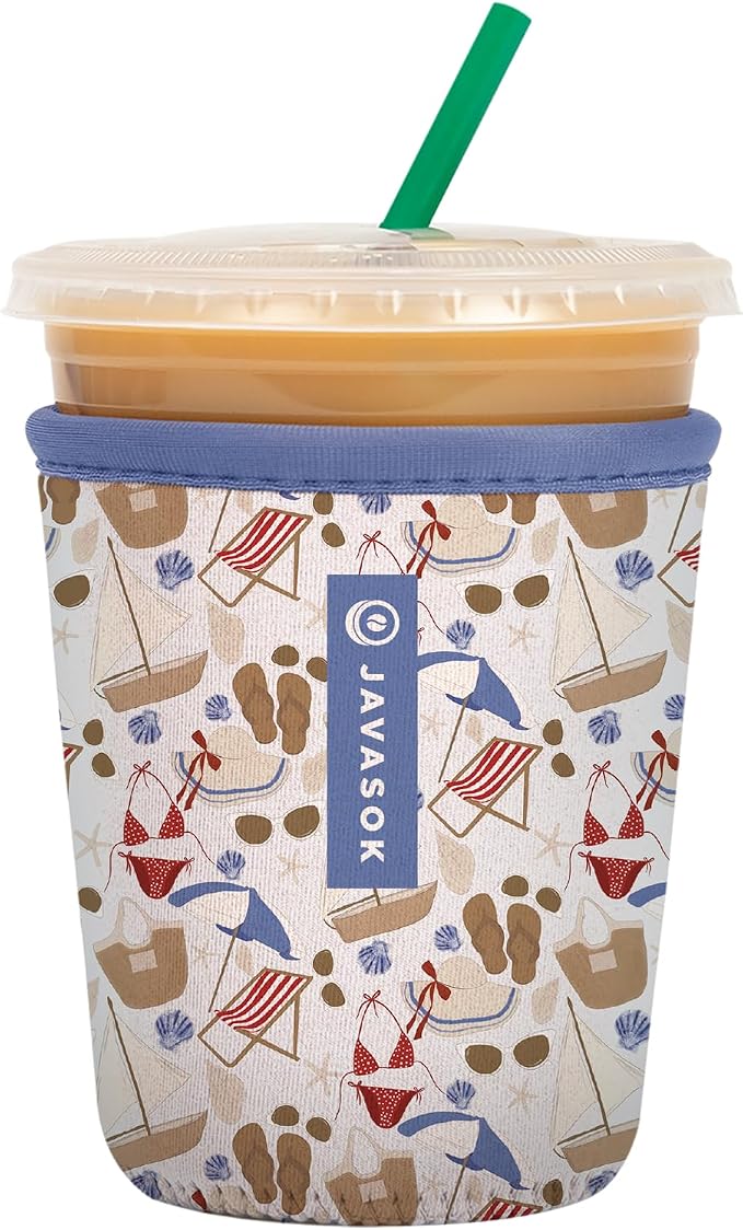 Sok It JavaSok Iced Coffee & Cold Soda Insulated Neoprene Cup Sleeve by SokIt