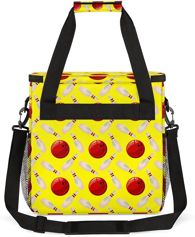 Bowling Ball Coffee Maker Travel Bag, Bowling Ball Large Carrying Storage Case - Image 5