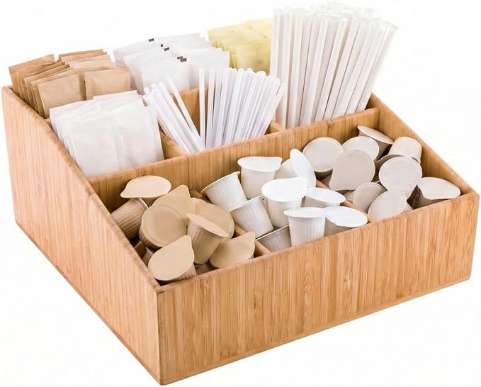 Restaurantware-11.75 x 5.5 Inch Coffee Condiment Organizer, 1 Square Creamer by Restaurantware