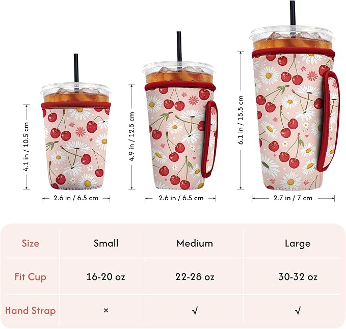 Reusable Insulated Neoprene Iced Coffee Sleeve - Image 4