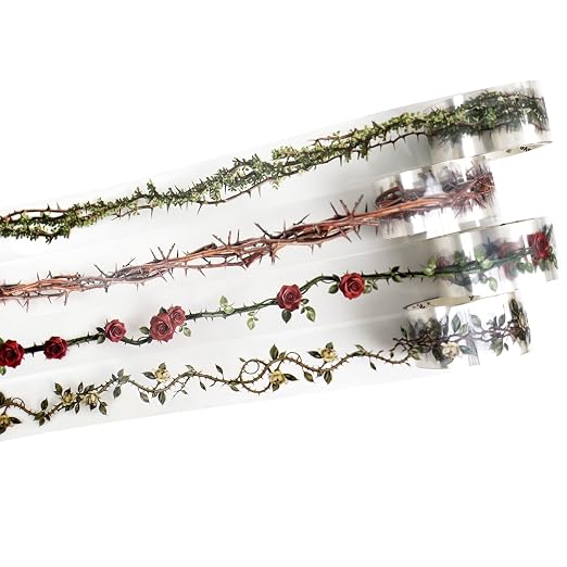 Thorn Botanical PET Tape Set by Auriicleaf