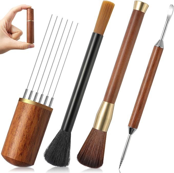 Professional Coffee Tools Set –Coffee Accessories Kit Cleaning Brush, Coffee - Image 3