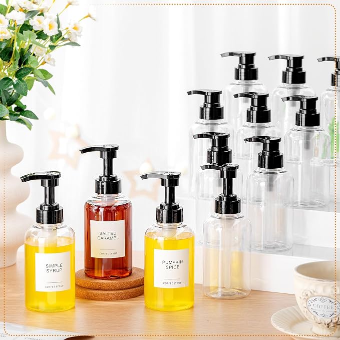 Maxdot 12 Pcs Coffee Syrup Dispenser Bottle - Image 4