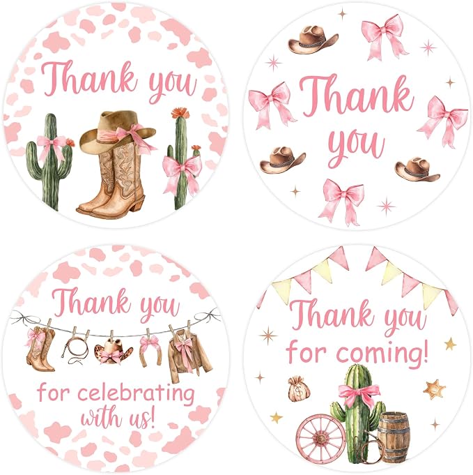 Serencatcher Cowgirl Bow Birthday Party Decorations by Serencatcher