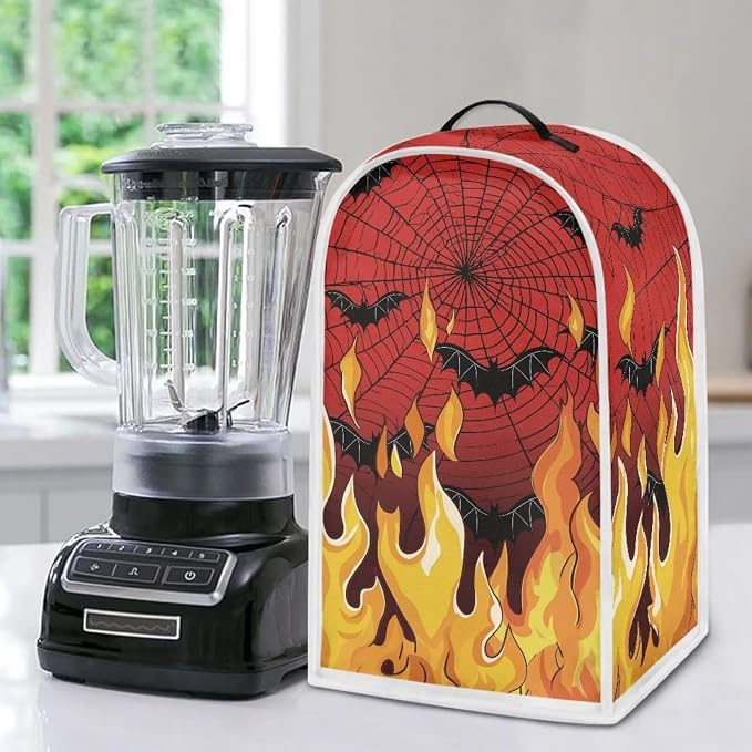 Fire Web Bat Blender Dust Cover Anti Fingerprint Polyester Stand Mixer or - Image 5