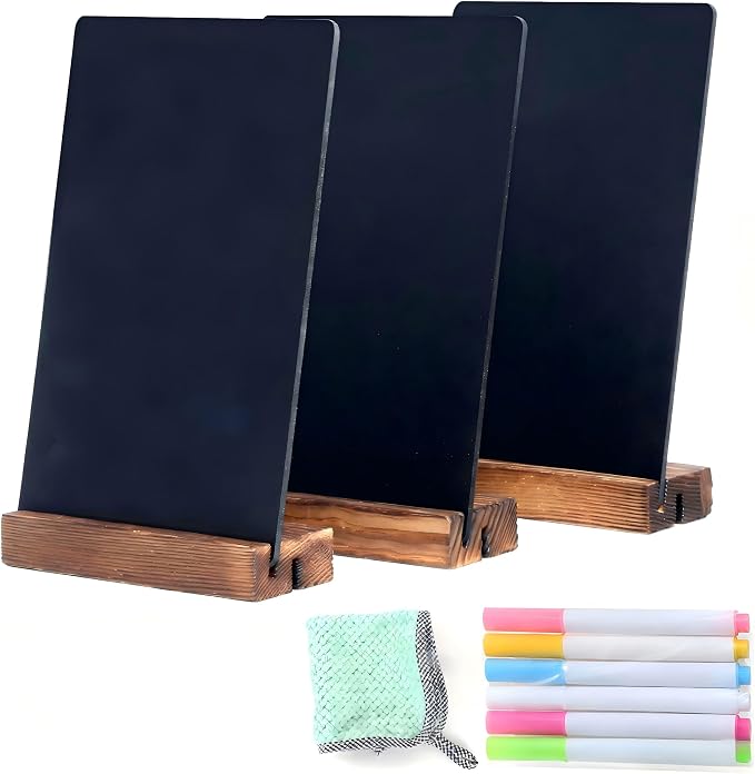 7.9x5.1 Desktop Chalkboard Sign by KOOLDE