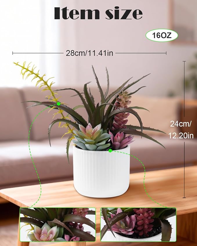 Faux Assorted Succulents - Image 2