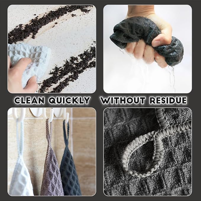 Barista Micro Cloth Set 4 Pack Microfiber Cleaning Cloths Espresso Barista - Image 5