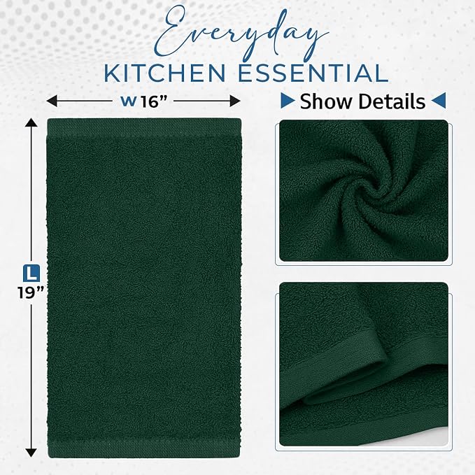 DAN RIVER Kitchen Bar Mops, 16 by 19 Inches, 100% Cotton Super Absorbent - Image 8