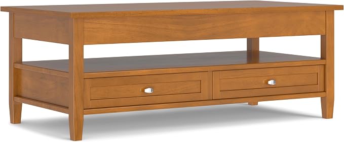 SIMPLIHOME Warm Shaker Lift Top Coffee Table - Image 7