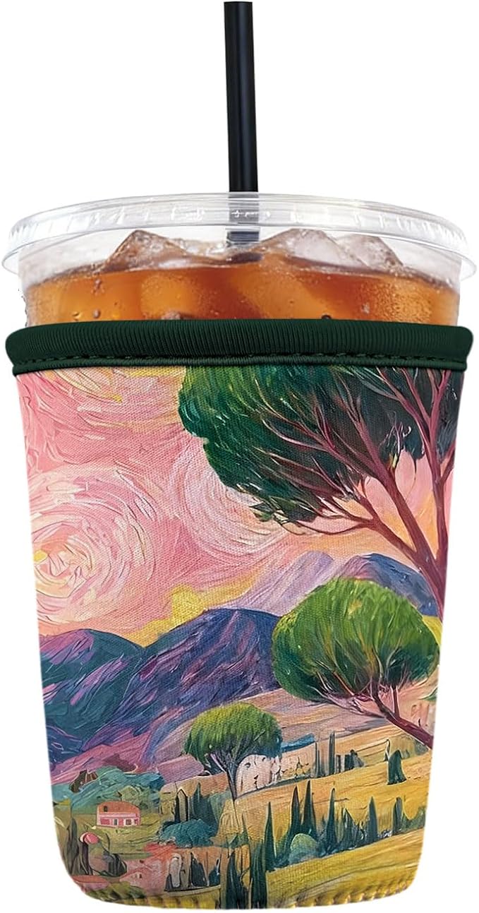 Reusable Insulated Neoprene Iced Coffee Sleeve by Cavllson