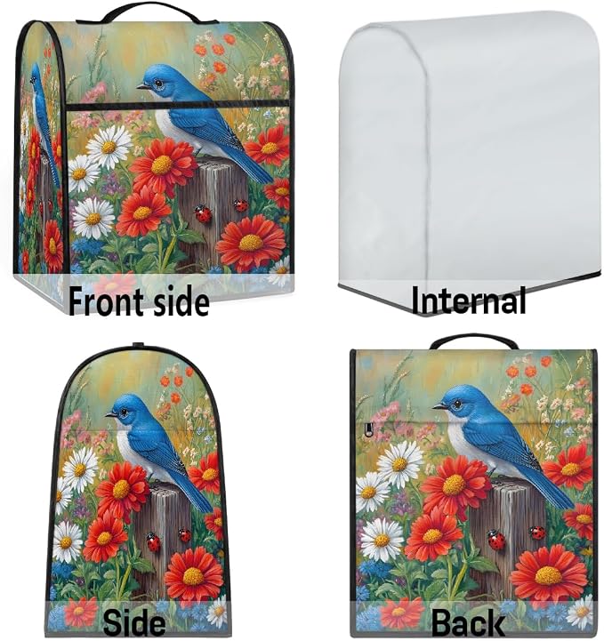 Birds Kitchen Aid Mixer Cover Compatible Stand Mixer Dust Cover | Spring - Image 7