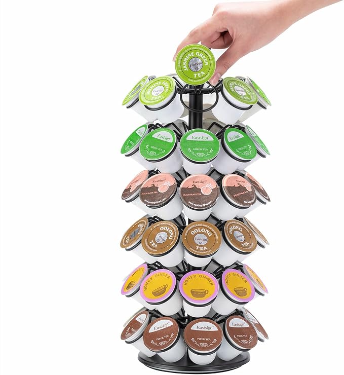 K-Cup Storage Coffee Capsules Pod Holder Carousel Capsule Display Storage - Image 5