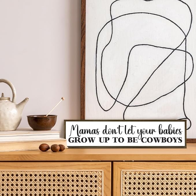 Inspirational Wood Signs, Western Nursery Decor, Baby Newborn Son Boy Infant - Image 5